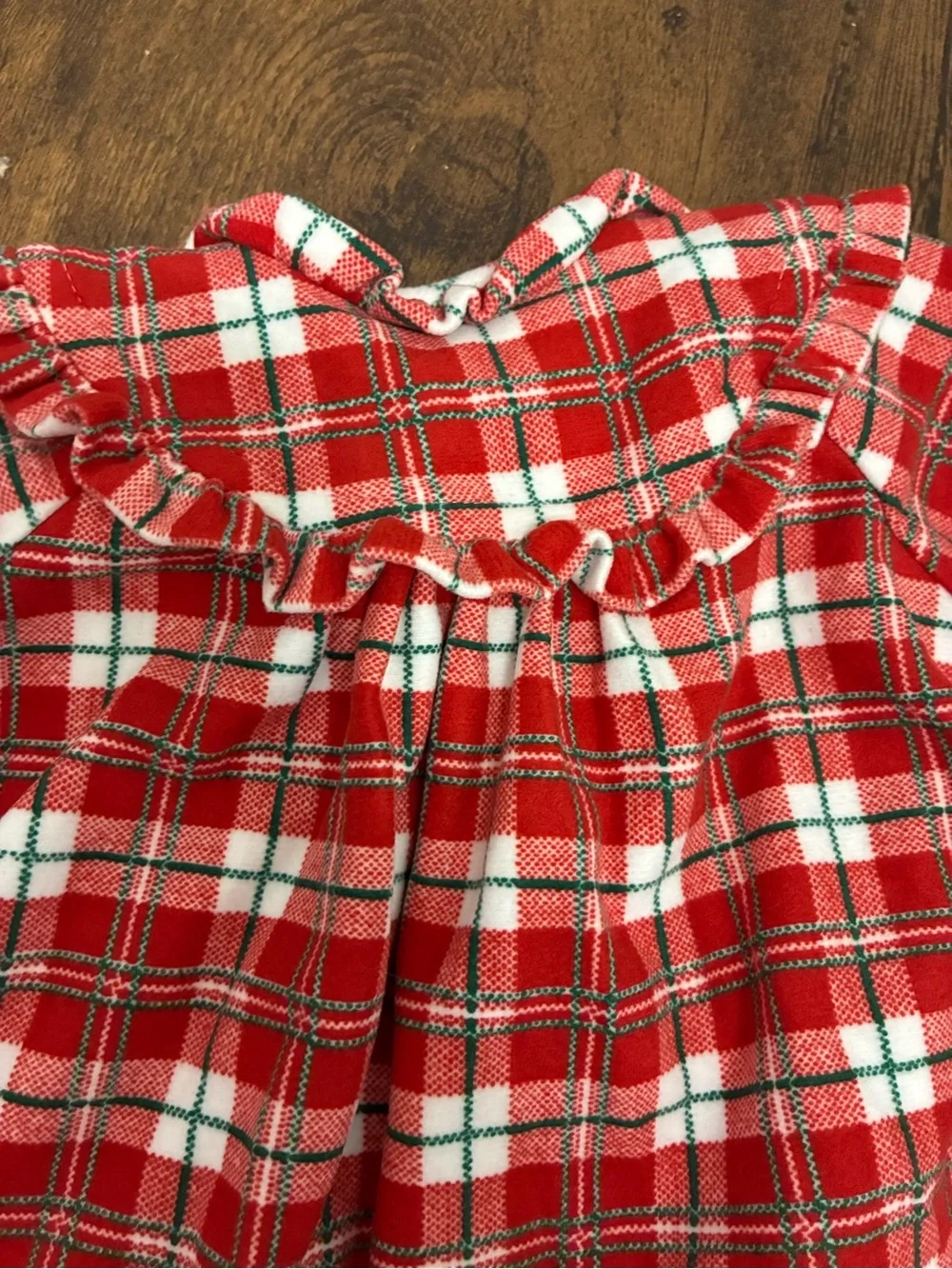 Vintage Strasburg Plaid Infant Nightgown
